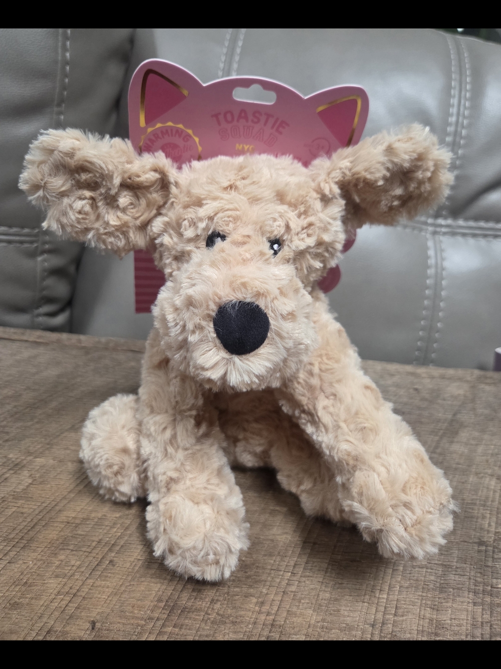 NWT Toastie Squad "Woody" Dog Heatable Insert Plush ~ Bin R